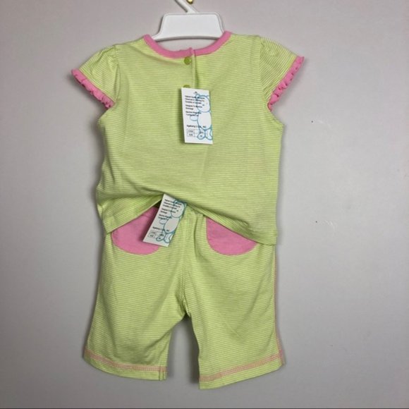 🍍24Mo NWT Agabang Striped Short Set Toddler - Picture 7 of 9